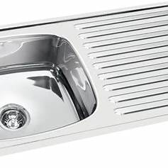SINCORE SPLASH 24X18 X LARGE S S SINK GLOSSY
