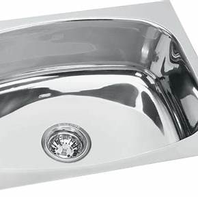 SINCORE SPLASH 24X18 X LARGE S S SINK GLOSSY