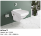ARIC 22003 MONACO WALL HUNG CLOSET