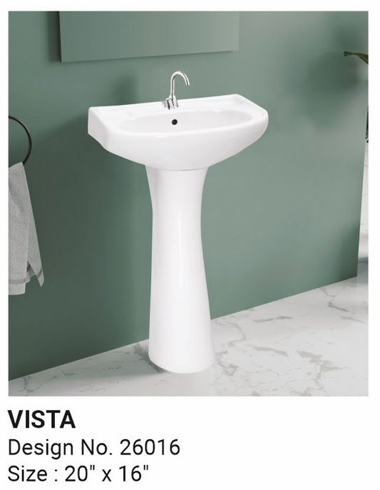 ARIC 26016 VISTA WASH BASIN PEDESTAL